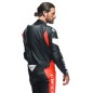 DAINESE - Combinaison 1 pce TOSA noir/rouge