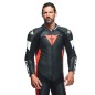 DAINESE - Combinaison 1 pce TOSA noir/rouge