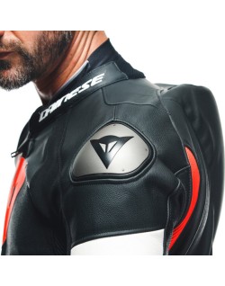 DAINESE - Combinaison 1 pce TOSA noir/rouge