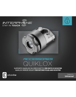 INTERPHONE - Support de smartphone QUIKLOX rétroviseur