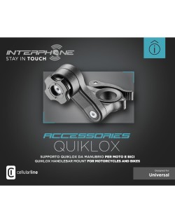 INTERPHONE - Support de smartphone QUIKLOX guidon
