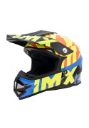 IMX - Casque JUNIOR FMX bleu/jaune/rouge
