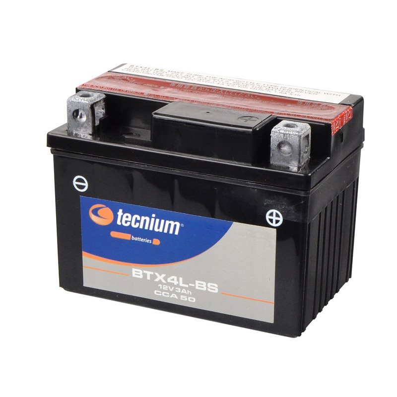 TECNIUM - Batterie sans entretien avec pack acide BTX4L-BS