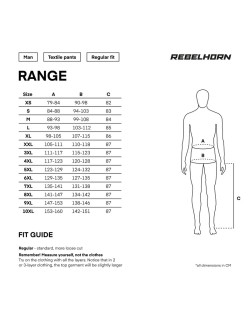 REBELHORN - Pantalon Touring Adventure RANGE - 3 en 1