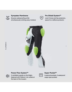 REBELHORN - Pantalon Touring Adventure RANGE - 3 en 1