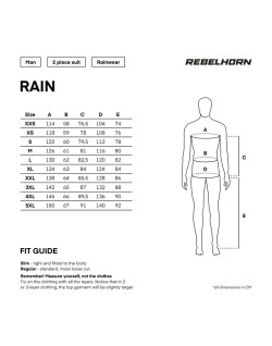 REBELHORN - Combinaison de pluie RAIN