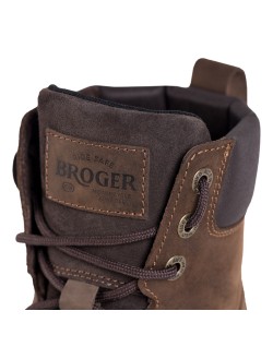 BROGER - Boots cuir ALASKA II - marron