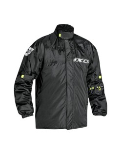 IXON - Veste de pluie MADDEN noir/jaune vif