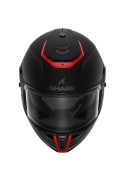 SHARK - Casque SPARTAN RS Blank Mat SP Noir/rouge E2206