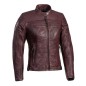 IXON - Blouson cuir SPARK LADY - bordeaux