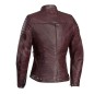 IXON - Blouson cuir SPARK LADY - bordeaux