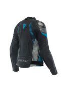 DAINESE - Blouson cuir AVRO 5 Femme noir/bleu/gris