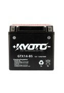 Kyoto - Batterie GTX14-BS AGM - Sans Entretien - Livrée Avec Pack Acide