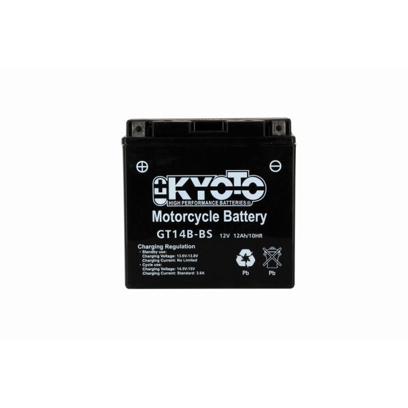 Kyoto - Batterie GT14B-BS AGM - Sans Entretien - Livrée Avec Pack Acide