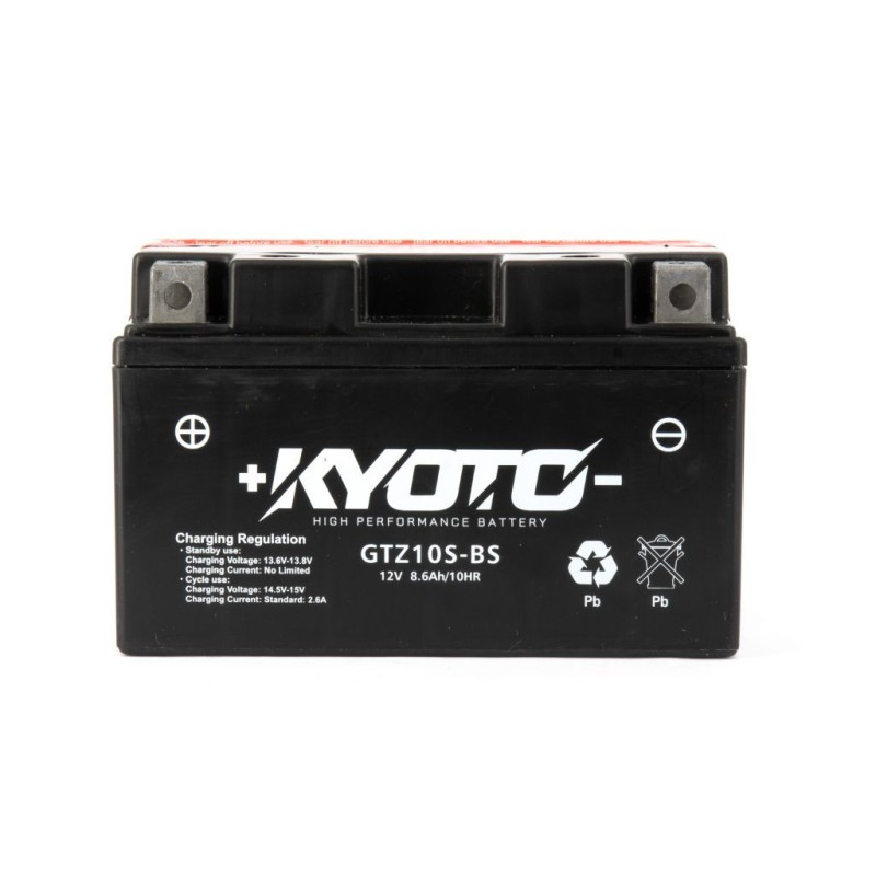Kyoto - Batterie GTZ10S-BS AGM - Sans Entretien - Livrée Avec Pack Acide
