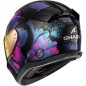 SHARK - Casque D-SKWAL 3  MAYFER KVX noir/violet/rose