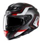 HJC - Casque intégral F71 ARCAN rouge/gris/blanc