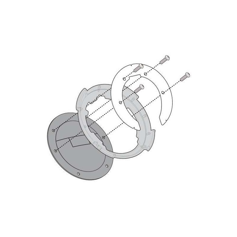 GIVI - Bride de fixation Tanklock Suzuki V-Strom 650/1000 BF10