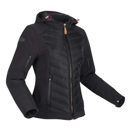 SEGURA - Blouson LADY NATCHO 2 noir/rouge