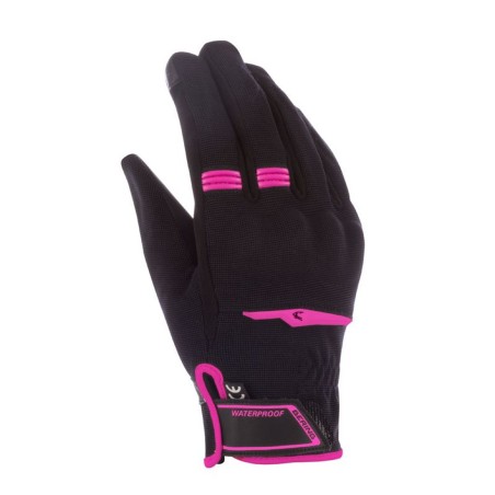 BERING - Gant LADY BORNEO EVO Noir/fuschia