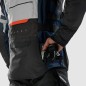 REBELHORN - Veste touring CUBBY 5 bleu/gris/rouge