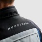 REBELHORN - Veste touring CUBBY 5 bleu/gris/rouge