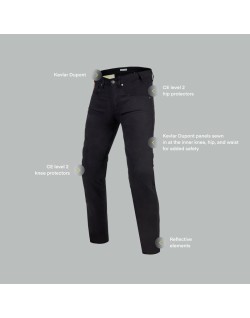 REBELHORN - Jean homme Classic III regular - noir