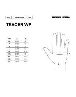 REBELHORN - Gants mi-saison TRACER WP