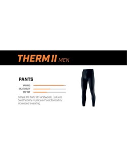 REBELHORN - THERM II PANT hiver - noir/gris