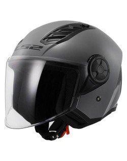 LS2 - Casque jet LS2 OF616 Airflow II gris nardo