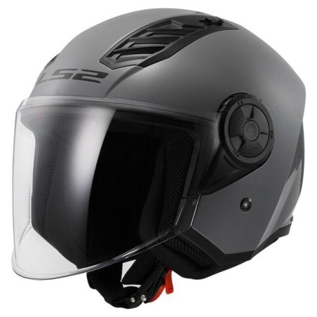 LS2 - Casque jet LS2 OF616 Airflow II gris nardo