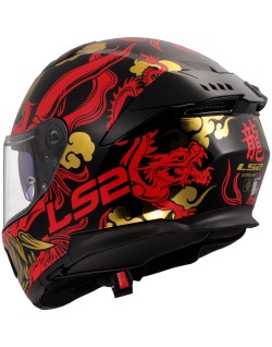 LS2 - Casque intégral FF808 STREAM II DRAKO noir/rouge/or