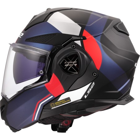 LS2 - Casque modulable FF901 ADVANT X ultra blue red