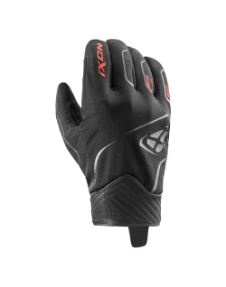 IXON - Gants hiver textile PRO HURRICANE 2 noir/rouge vif