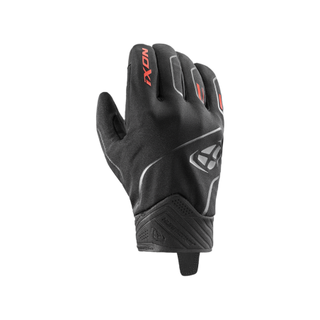 IXON - Gants hiver textile PRO HURRICANE 2 noir/rouge vif