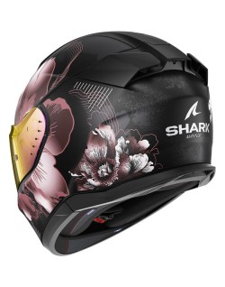 SHARK - Casque D-SKWAL 3  MAYFER KVQ noir/rose mat