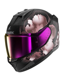 SHARK - Casque D-SKWAL 3  MAYFER KVQ noir/rose mat