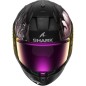 SHARK - Casque D-SKWAL 3  MAYFER KVQ noir/rose mat