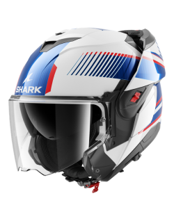 SHARK - Casque modulable OXO SIKTER bleu blanc rouge