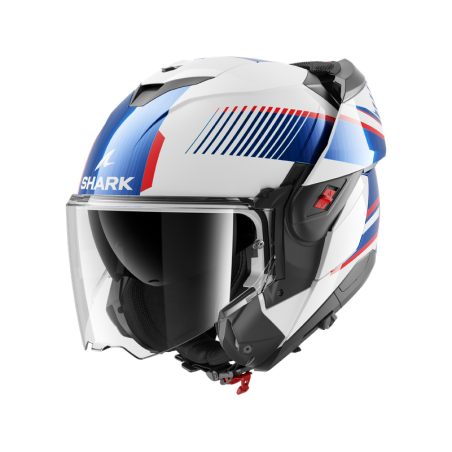 SHARK - Casque modulable OXO SIKTER bleu blanc rouge