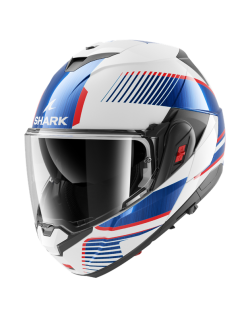 SHARK - Casque modulable OXO SIKTER bleu blanc rouge