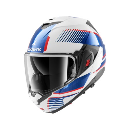 SHARK - Casque modulable OXO SIKTER bleu blanc rouge